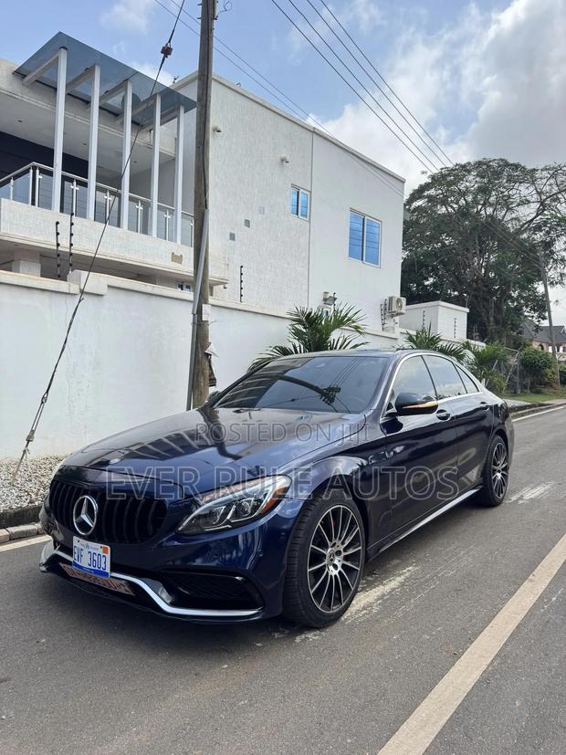 Mercedes-Benz C400 4Matic AWD Sedan (3.0L V6 7A) 2015 Blue