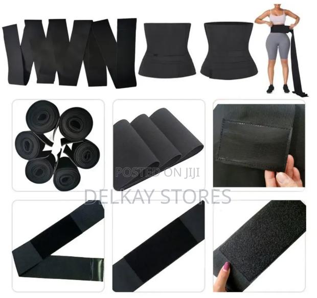 Tummy Wrap/Waist Trainer Belt Control - 5m Black photo 2