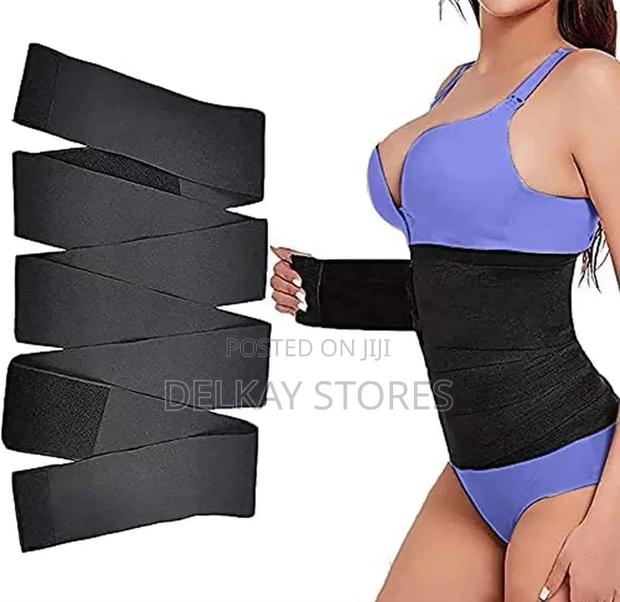 Tummy Wrap/Waist Trainer Belt Control - 5m Black photo 4
