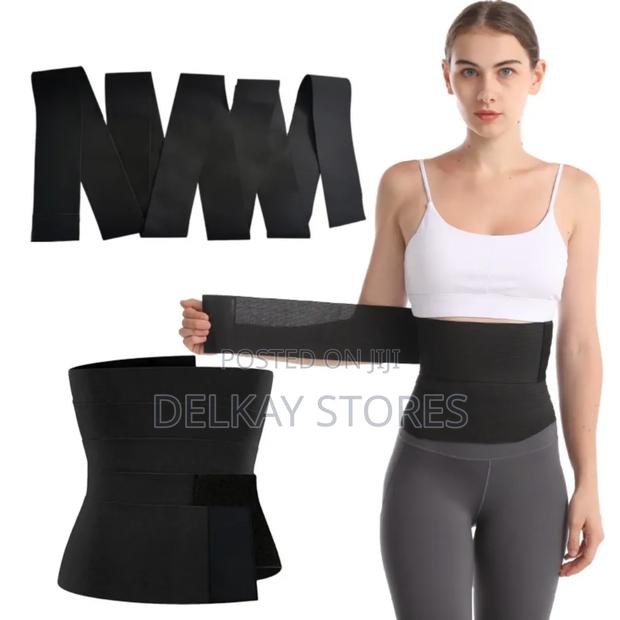 Tummy Wrap/Waist Trainer Belt Control - 5m Black photo 6