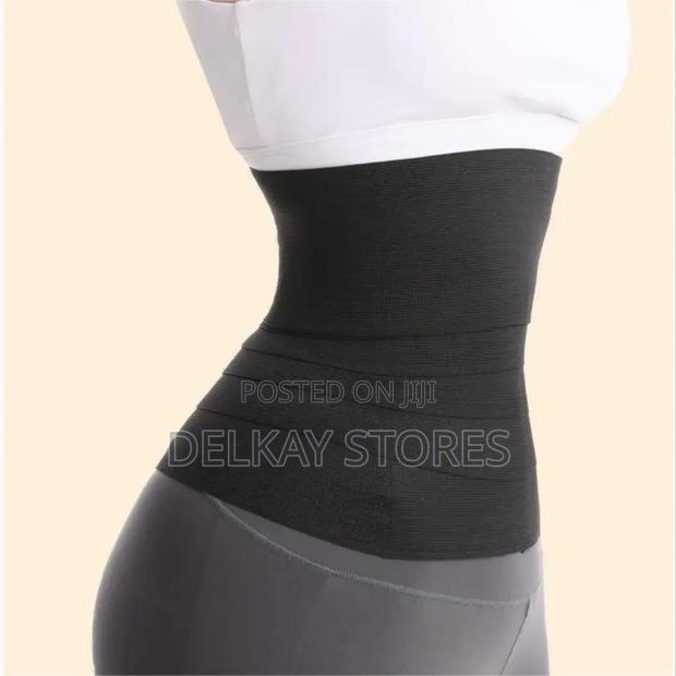 Tummy Wrap/Waist Trainer Belt Control - 5m Black photo 7