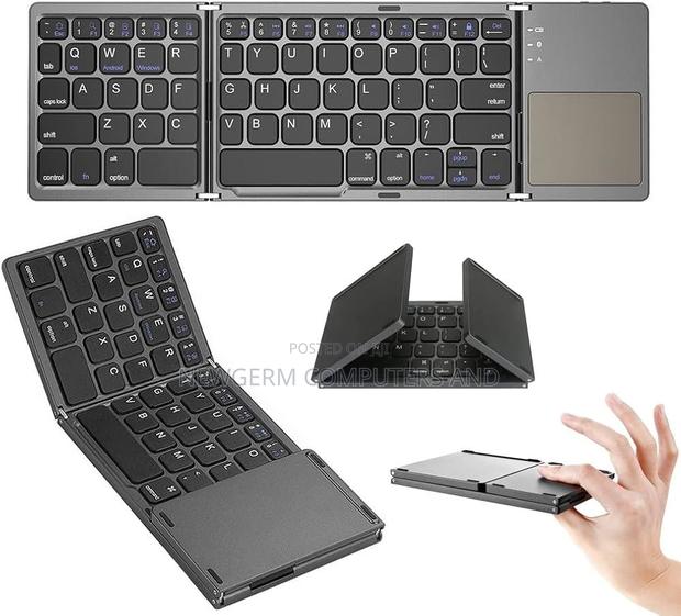 Foldable Bluetooth Keyboard With Touchpad Rechargeable photo 4