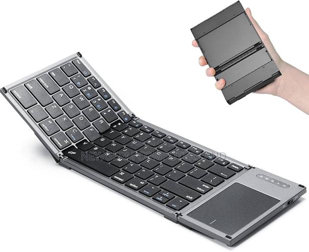 Foldable Bluetooth Keyboard With Touchpad Rechargeable photo 6