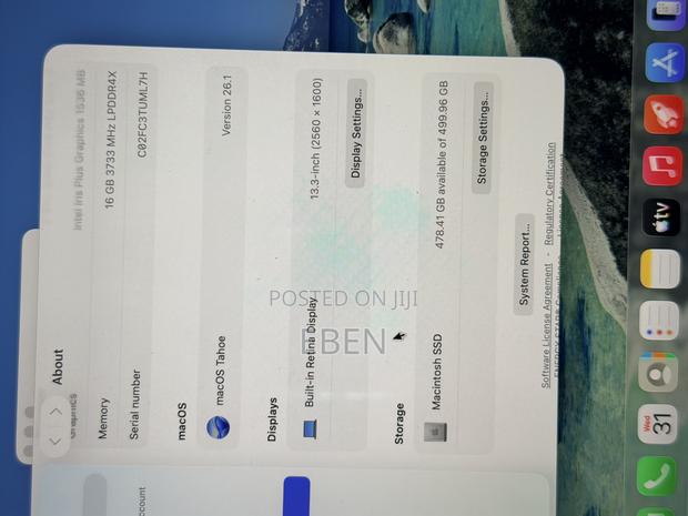 Laptop Apple MacBook Pro 2020 16GB Intel Core i5 SSD 512GB photo 3