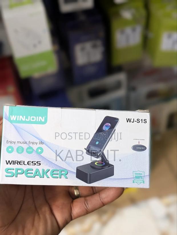 Phone Stand With Speaker and Mini Powerbank