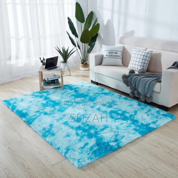 Spotted Light Blue-Ash Rugs