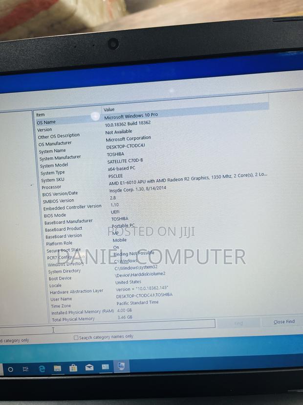 Laptop Toshiba Satellite C70D 4GB AMD HDD 500GB photo 7