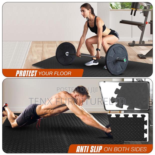 Interlocking Floor Gym/Floor Tiles (Black)