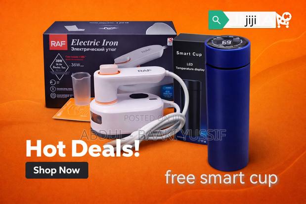 Electric Portable Iron and Free Smart Cup