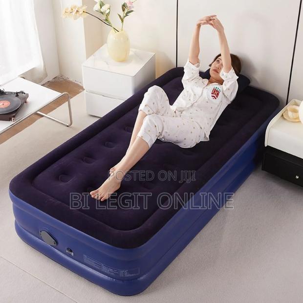 Single Size Air Bed Mattress With Pump