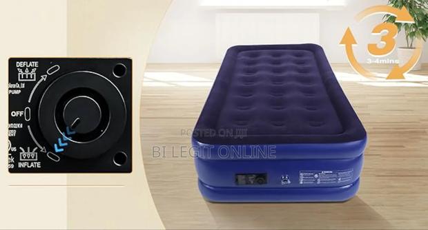 Single Size Air Bed Mattress With Pump photo 3