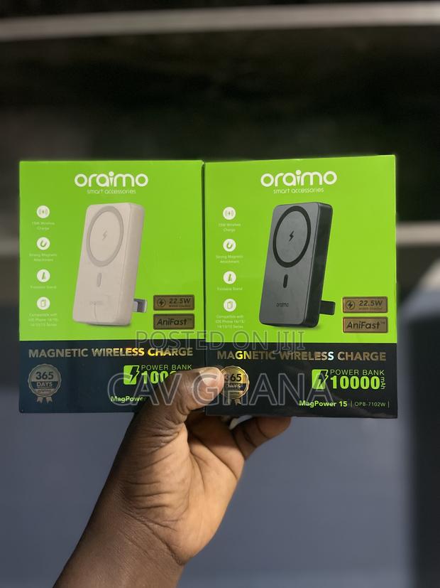 Oraimo Wireless Power Bank - Magsafe 10, 000 Capacity