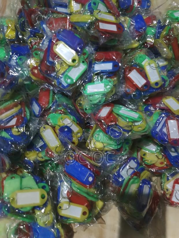 Plastic Key Tags And Key Rings, 50pieces photo 2