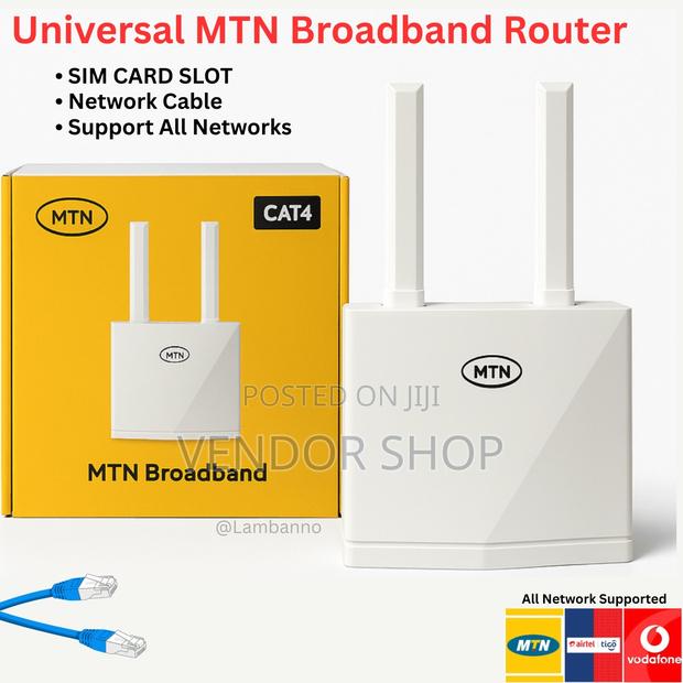 Universal Broadband Router + Backup Battery