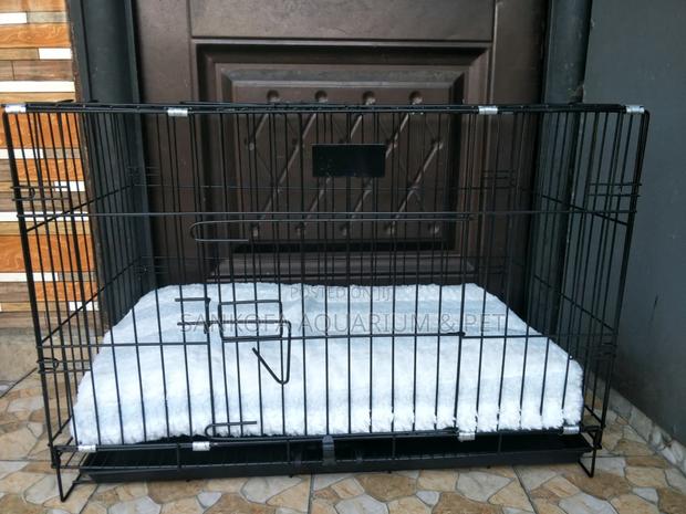 Strong Foldable Metallic Dog Cage 30 Inches 77x55x45 · Photo 2