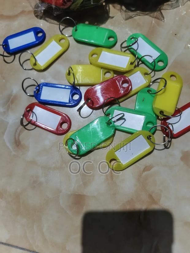 Plastic Key Tags And Key Rings, 50pieces photo 3
