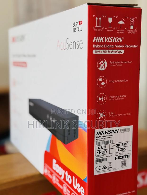 Hikvision 4ch 5mp DVR Tow Way Audio 7204hqhi-M1/T