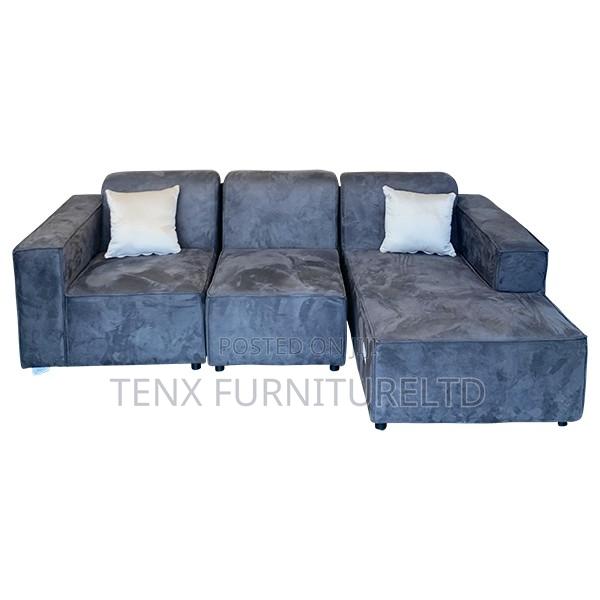 Sofa L-Shape (Dark Brown) · Photo 2