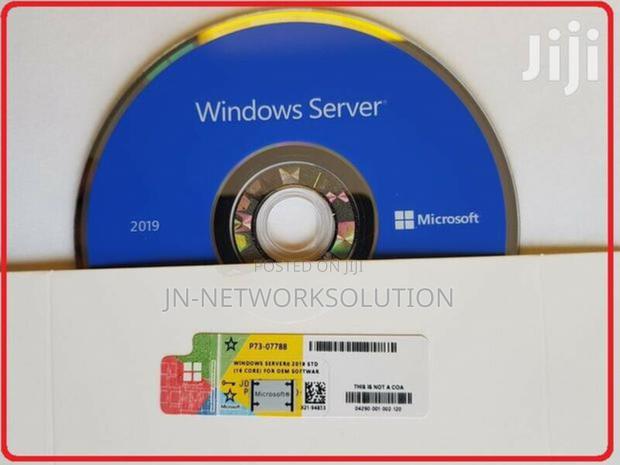 Window Microsoft Win Server 2019 Standard 1pc Key 16core Dvd Pack