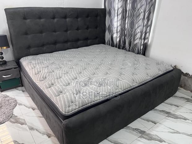 King Size Beauty Rest Mattress + Bed Frame photo 3