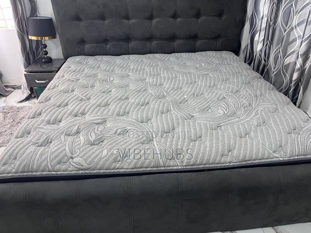 King Size Beauty Rest Mattress + Bed Frame