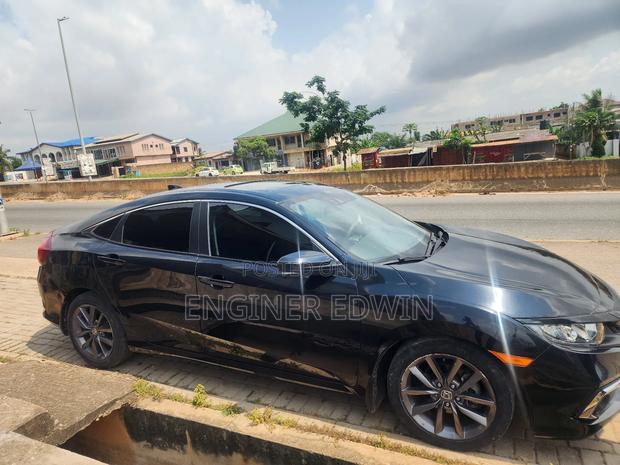 Honda Civic EX 2021 Black photo 2