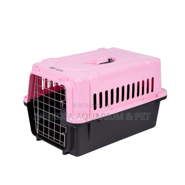 Quality Plastic Pink Black Dog Cage · Photo 2