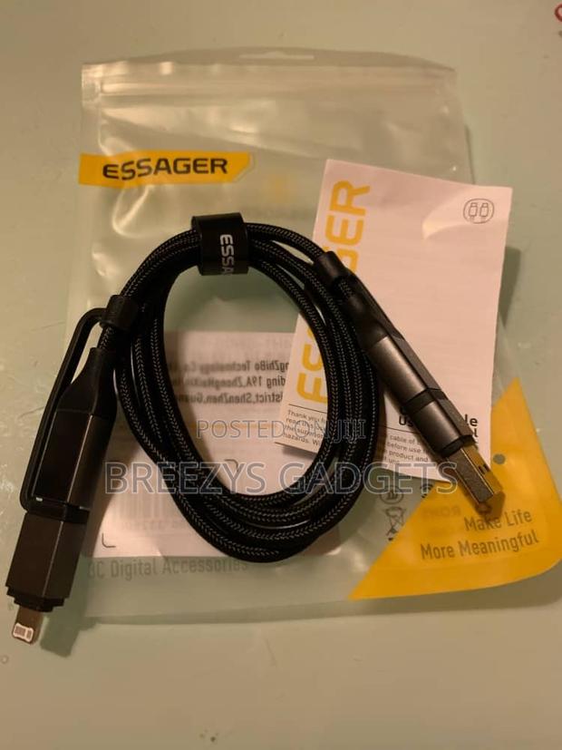 Essager 4 in 1 Digital Display Usb Cable Type C 100w Pd 2m Long photo 4
