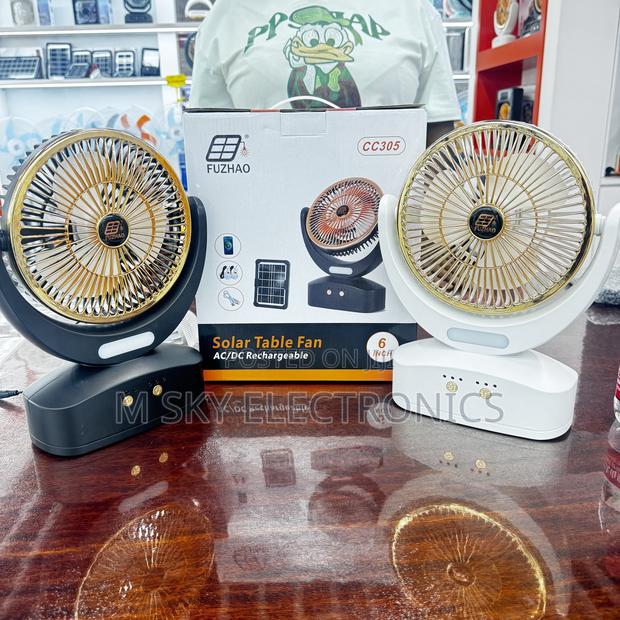 Solar Table Fan