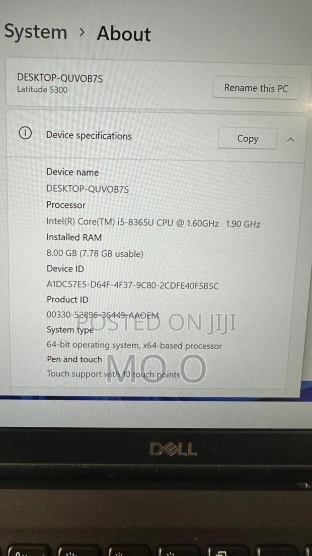 Laptop Dell Latitude 5300 8GB Intel Core I5 SSD 256GB photo 4