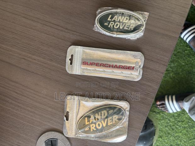 Range Rover Super Charged Logo and Discovery Logo