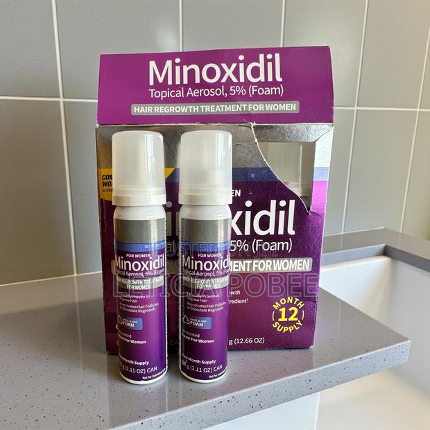 Kirkland 5% Minoxidil Foam for Women – Stop Hair Thinning