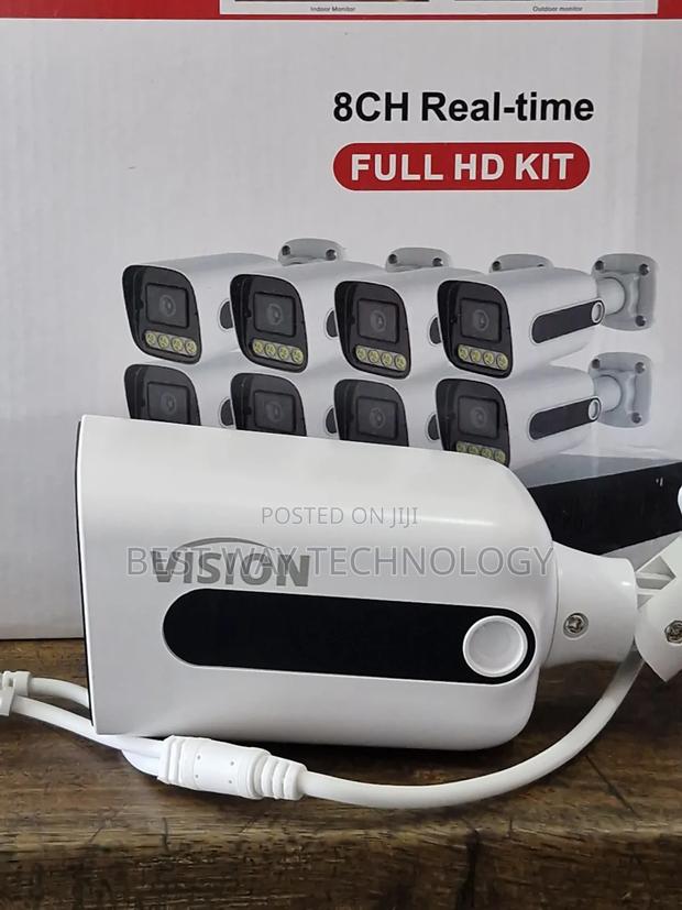 8ch Kit 5mp Full Colour With Voice