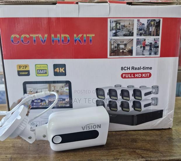 8ch Kit 5mp Full Colour With Voice photo 3