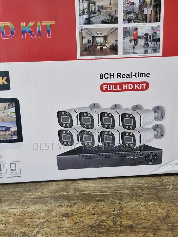 8ch Kit 5mp Full Colour With Voice photo 5