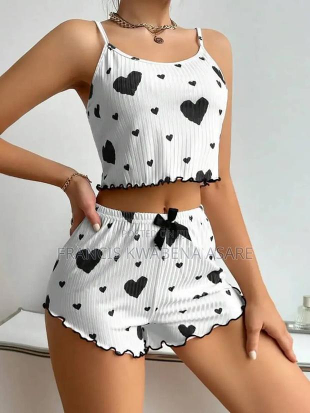 2 Pieces Crop Nightwear 40gh Wholesale photo 2