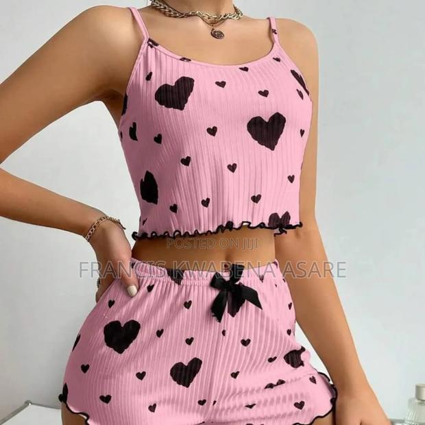 2 Pieces Crop Nightwear 40gh Wholesale photo 5