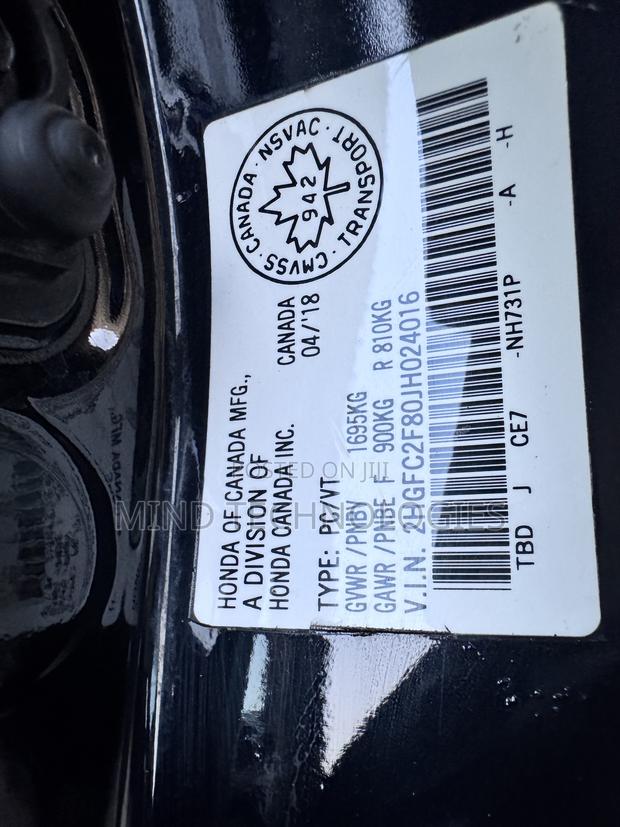 Honda Civic 2018 Black