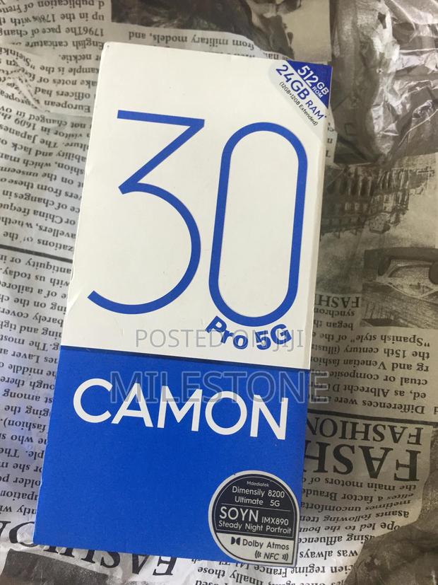 New Tecno Camon 30 Pro 5G 512 GB Black photo 2