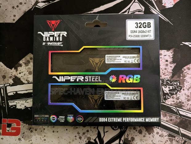 32gb Patriot Viper Steel Ddr4 RGB Memory