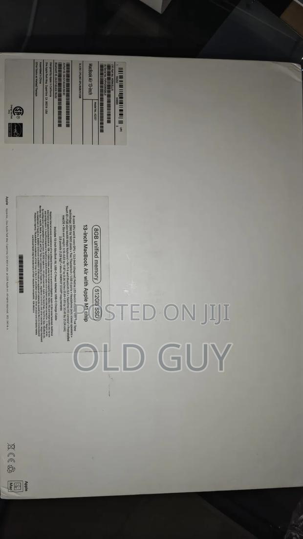 New Laptop Apple MacBook Air 8GB Apple M1 SSD 512GB photo 5
