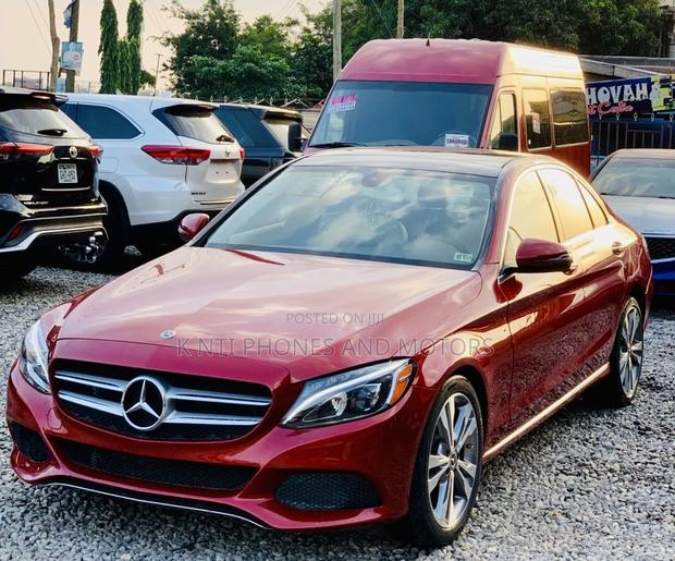 Mercedes-Benz C300 Base C300 AWD 4MATIC Sedan 2018 Red
