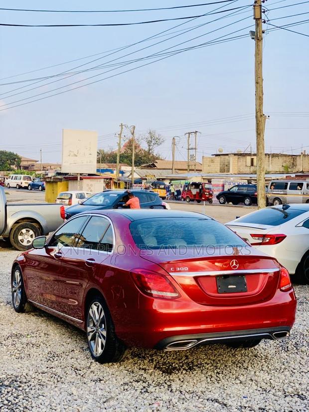 Mercedes-Benz C300 Base C300 AWD 4MATIC Sedan 2018 Red photo 2