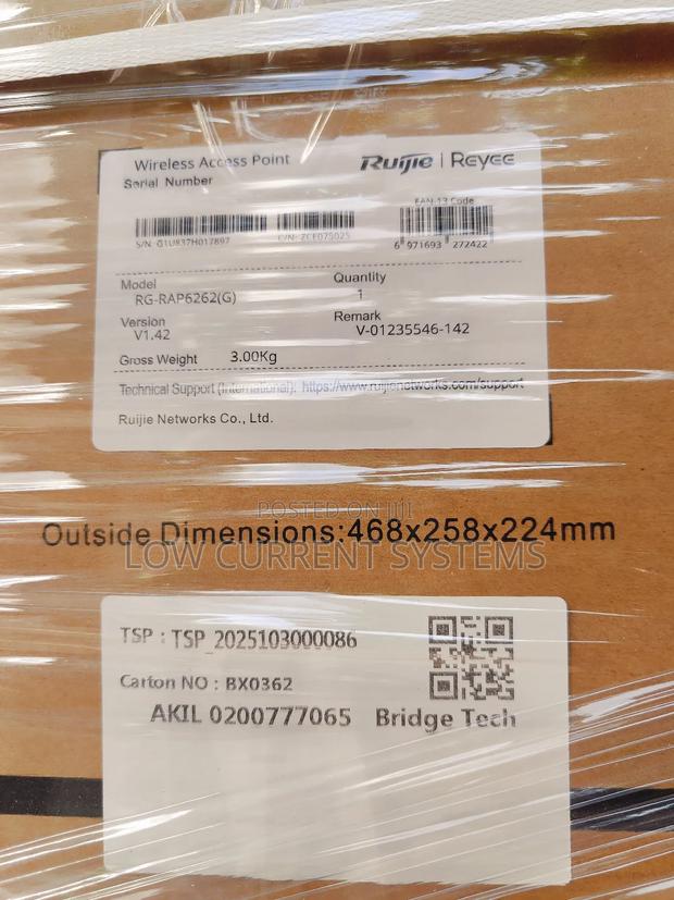 Ruijie Ax1800 Rg-Rap6262(G) Access Point Hotspot Business Ap 300m photo 2