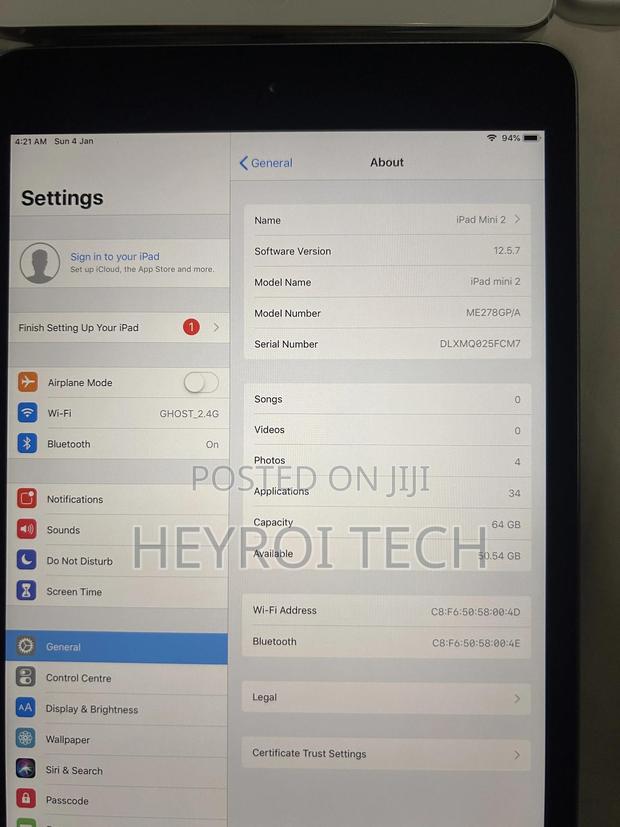 New Apple iPad mini 2 64 GB Silver photo 3