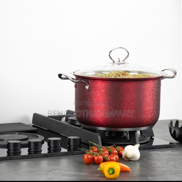 Epoque Stockpot Red 4pc Set photo 4
