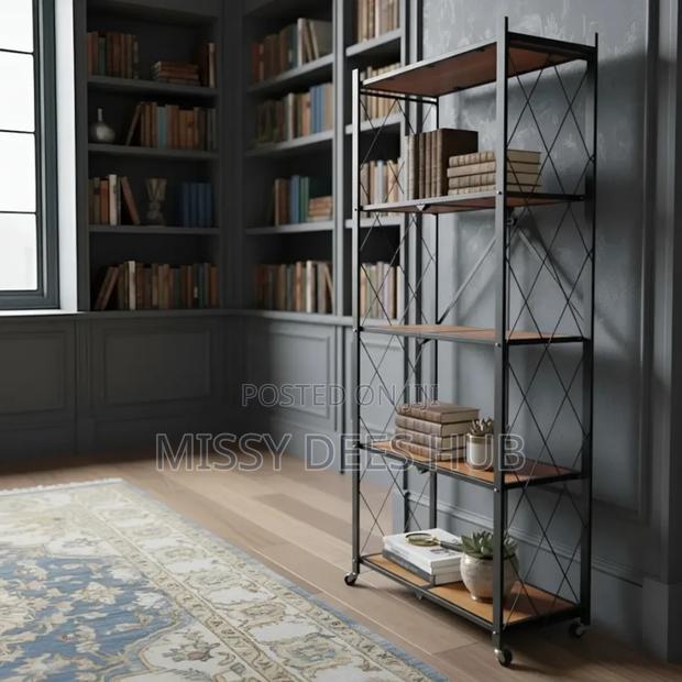 Wooden Shelves Foldable Rack photo 8