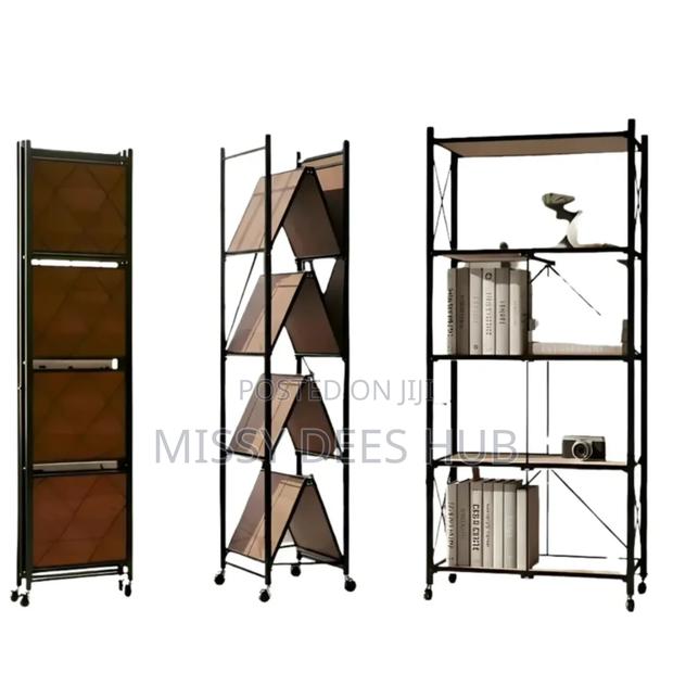 Wooden Shelves Foldable Rack photo 5