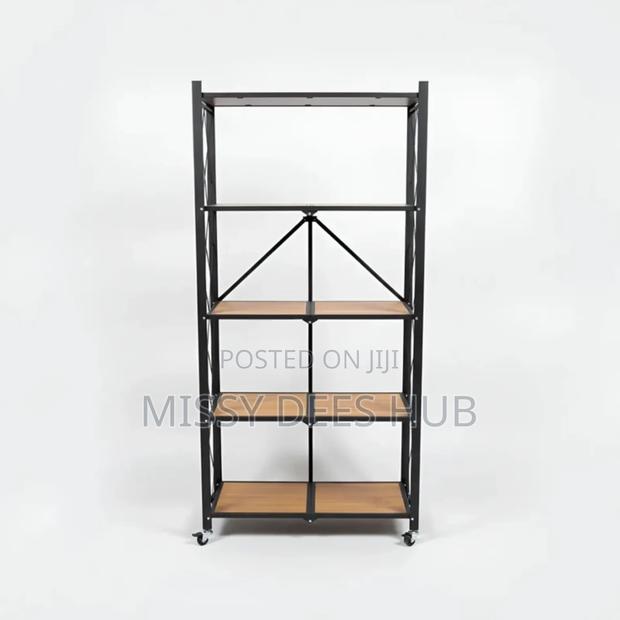 Wooden Shelves Foldable Rack photo 4