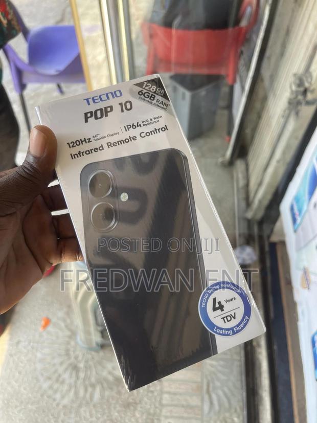 New Tecno Pop 10 128 GB Black photo 2